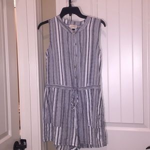 Striped romper